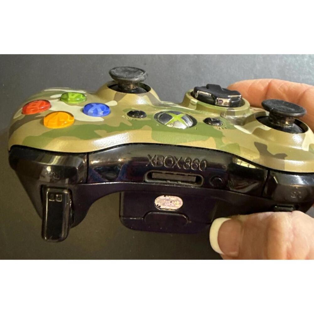Microsoft Xbox 360 Wireless Gaming Controller Limited Edition Halo 4 Camo OEM - Picture 12 of 15